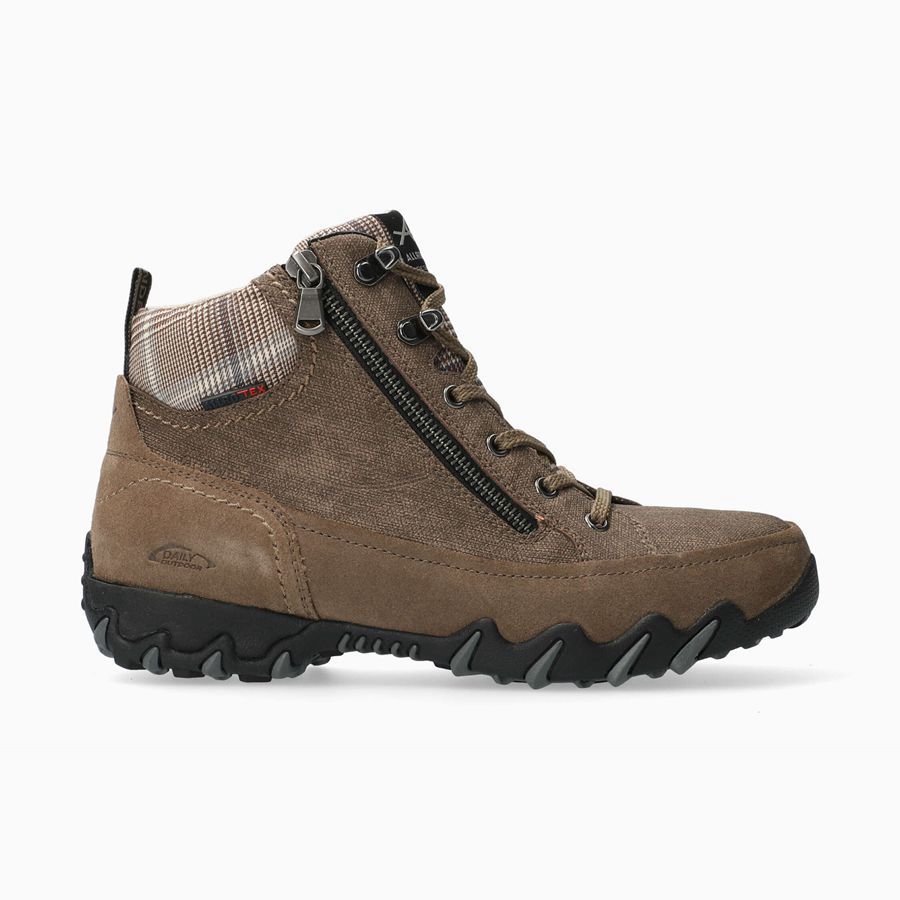 Allrounder NEBLINA TEX Suede Női Bokacsizma - Barna, HU-03829